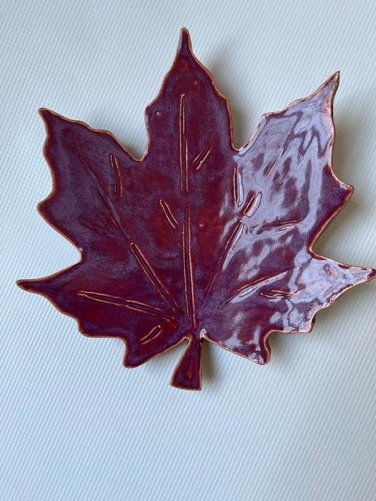 Burgundy Maple Leaf