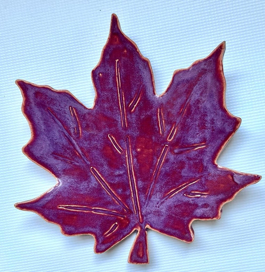 Burgundy Maple Leaf